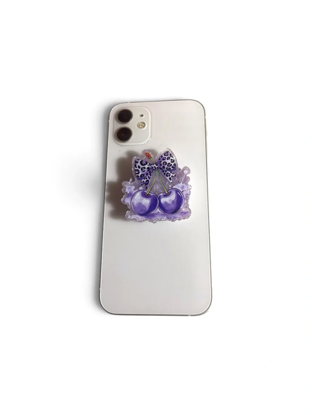 Purple Cherry PopSocket Grip